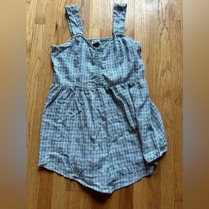 Arula plaid tank romper size A